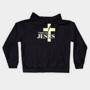 I Believe In Jesus Kids Hoodie